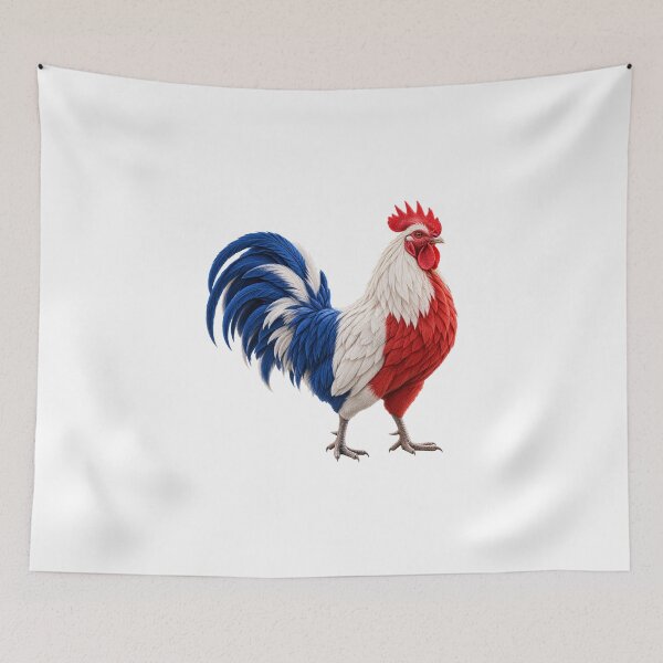 Item preview, French Gallic Rooster Tricolor France Art designed and sold by ROVVI.