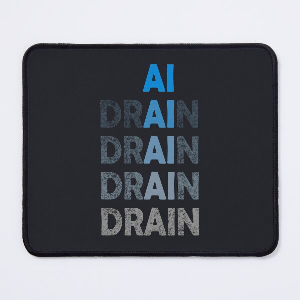 Item preview, STOP AI - Down the Drain designed and sold by Frank J. Art.