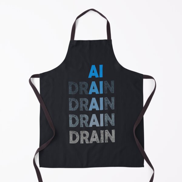 Item preview, STOP AI  - Down the Drain designed and sold by Frank J. Art.