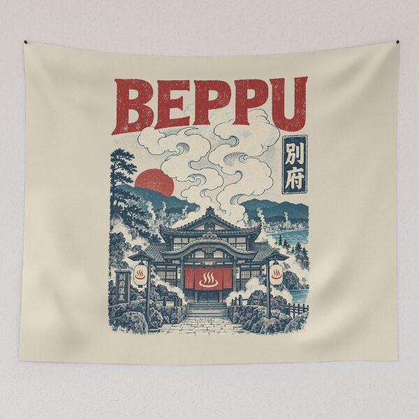 Item preview, Beppu Hot Spring Retro designed and sold by SignumShop.