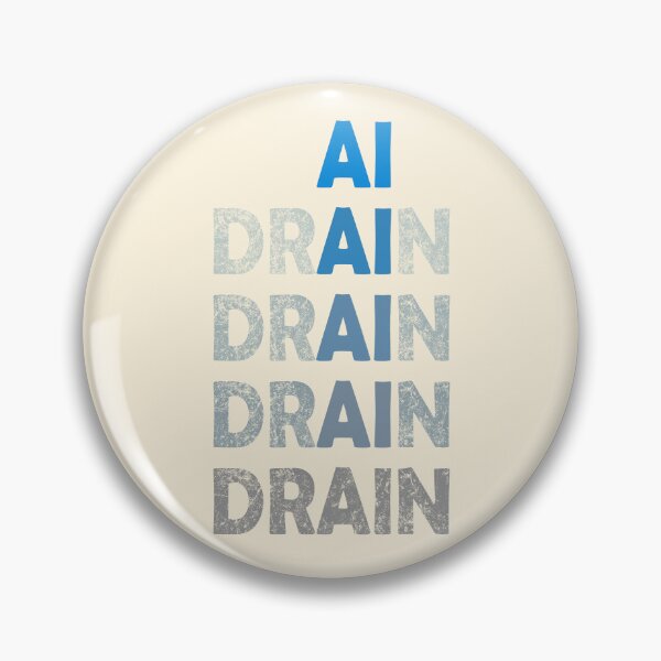 Item preview, STOP AI - Down the Drain designed and sold by Frank J. Art.