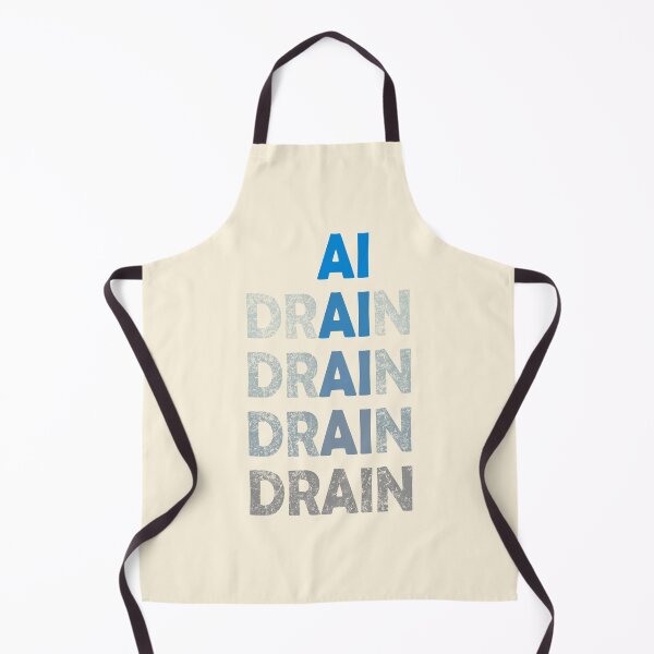 Item preview, STOP AI  - Down the Drain designed and sold by Frank J. Art.