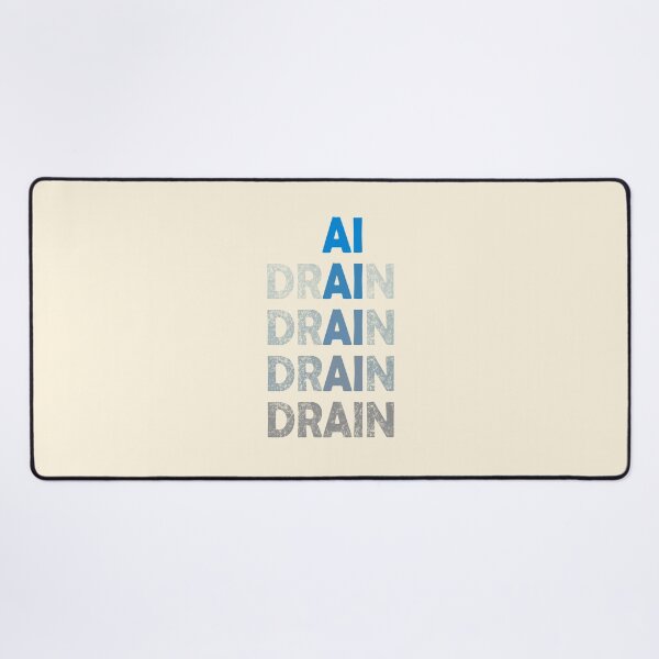 Item preview, STOP AI - Down the Drain designed and sold by Frank J. Art.