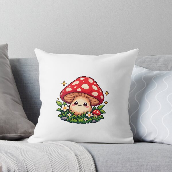 Item preview, Magic Mushroom – Kawaii Pixel Art designed and sold by Handmade--Heaven.