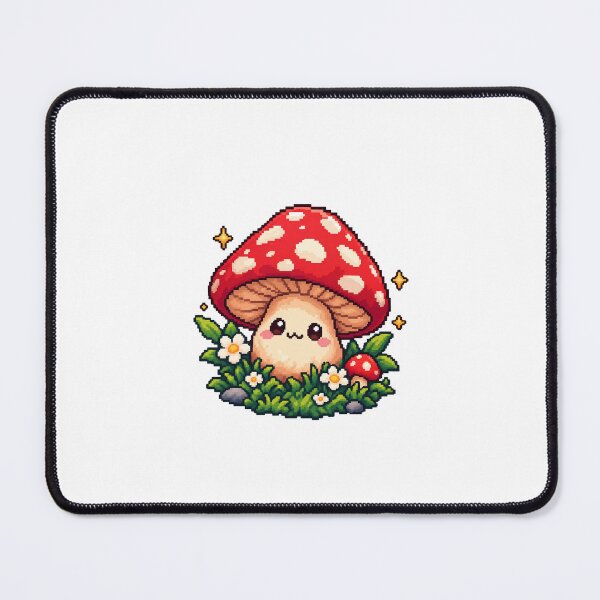 Item preview, Magic Mushroom – Kawaii Pixel Art designed and sold by Handmade--Heaven.
