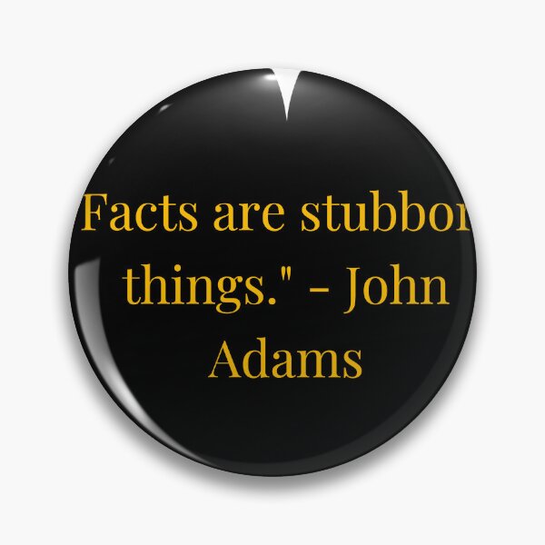 Item preview, John Adams Quote – Gold Text Black Heart designed and sold by TheIconSmith.