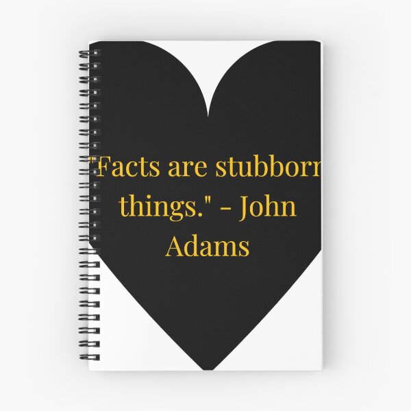 Item preview, John Adams Quote – Gold Text Black Heart designed and sold by TheIconSmith.