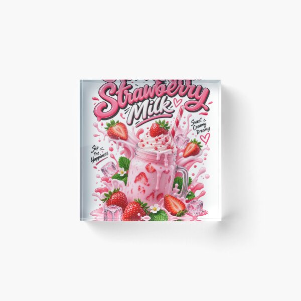 Item preview, Strawberry milk shake  designed and sold by urbanshop7.