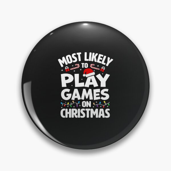 Item preview, Gaming Christmas - Most Likely to Play Video Games Christmas designed and sold by Artful Paws.