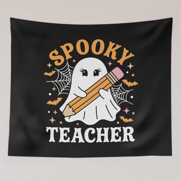 Item preview, Spooky Teacher Cute Ghost Pencil designed and sold by MizoX7.