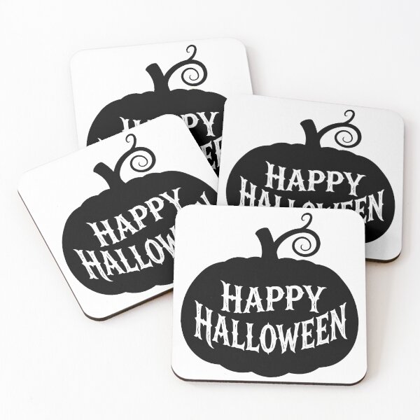 Item preview, Happy Halloween Spooky Pumpkin Silhouette Gothic Typography designed and sold by stylishsketcher.