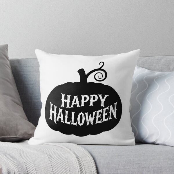 Item preview, Happy Halloween Spooky Pumpkin Silhouette Gothic Typography designed and sold by stylishsketcher.