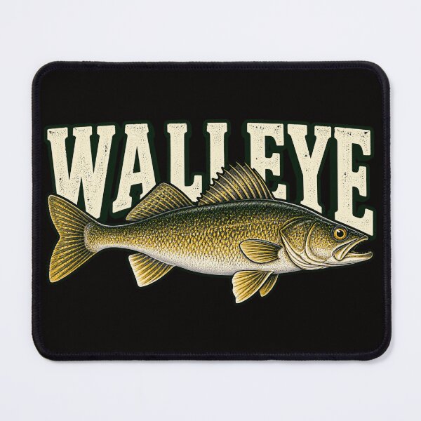 Item preview, Walleye Fishing – Freshwater Angler Design designed and sold by OddHobbyClub.