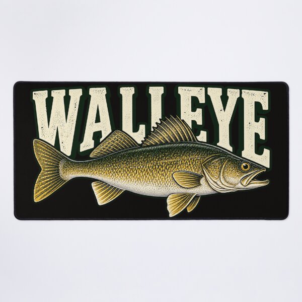 Item preview, Walleye Fishing – Freshwater Angler Design designed and sold by OddHobbyClub.
