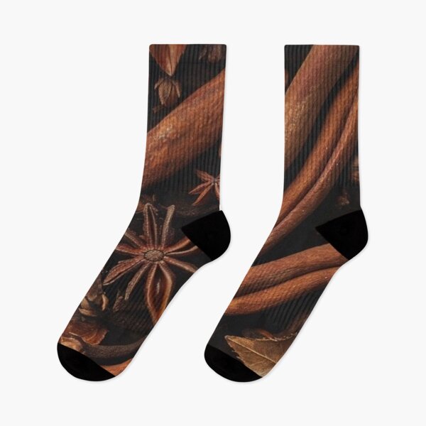 Item preview, Cozy Autumn Spices Cinnamon Sticks and Star Anise Pattern designed and sold by LYAN-STORE.