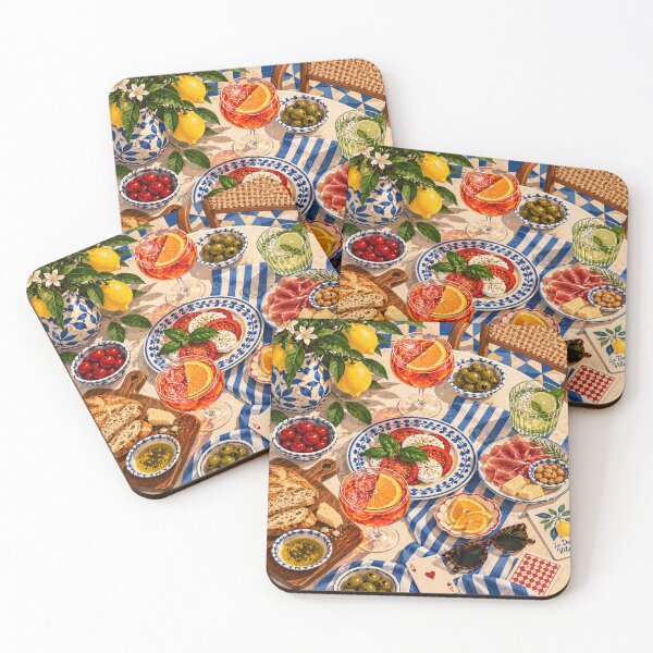 Item preview, Mediterranean Aperitivo Summer designed and sold by Glottopia.