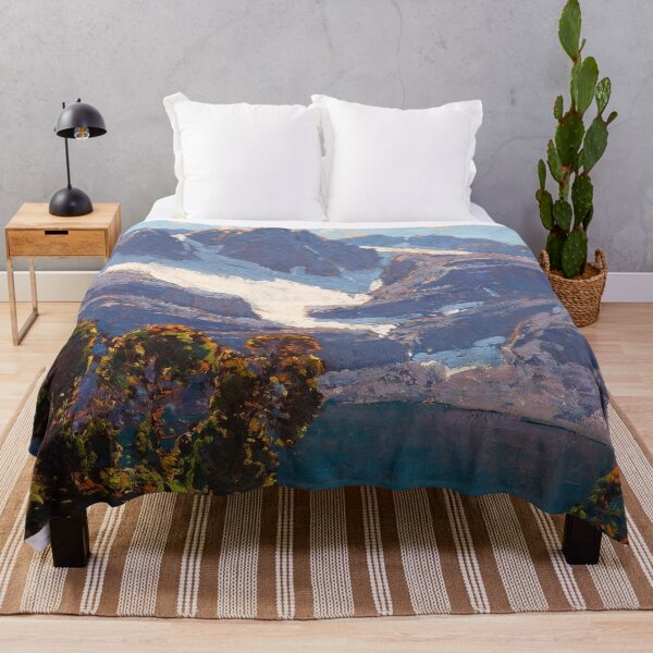 Item preview, High Sierras landscape alpine mountain painting print by Edgar Alwin Payne designed and sold by Jéanpaul Ferro.
