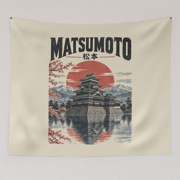 Item preview, Matsumoto Castle Retro Japan designed and sold by SignumShop.
