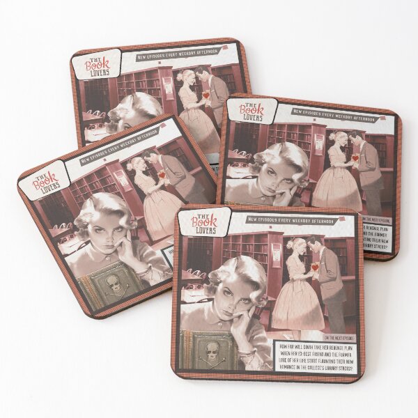 Item preview, Library Revenge Drama Vintage Soap Opera Art designed and sold by AKateWillett.