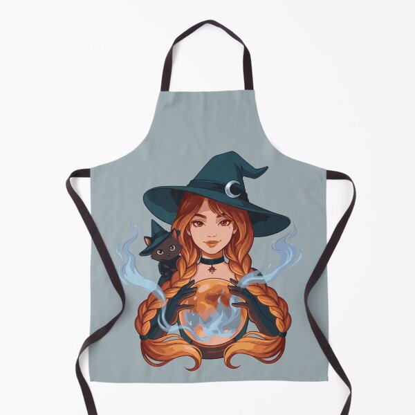 Item preview, Redhead Witch with Crystal Ball designed and sold by JEMAR Designs.