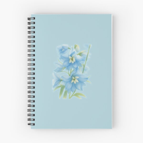 Item preview, Watercolor Delphinium Botanical Flower Design designed and sold by coolcreativeco.
