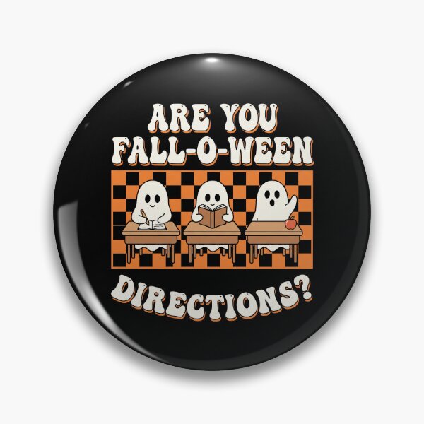 Item preview, Are You Fall-O-Ween Directions Funny Ghost designed and sold by MizoX7.