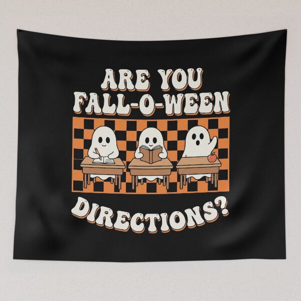 Item preview, Are You Fall-O-Ween Directions Funny Ghost designed and sold by MizoX7.