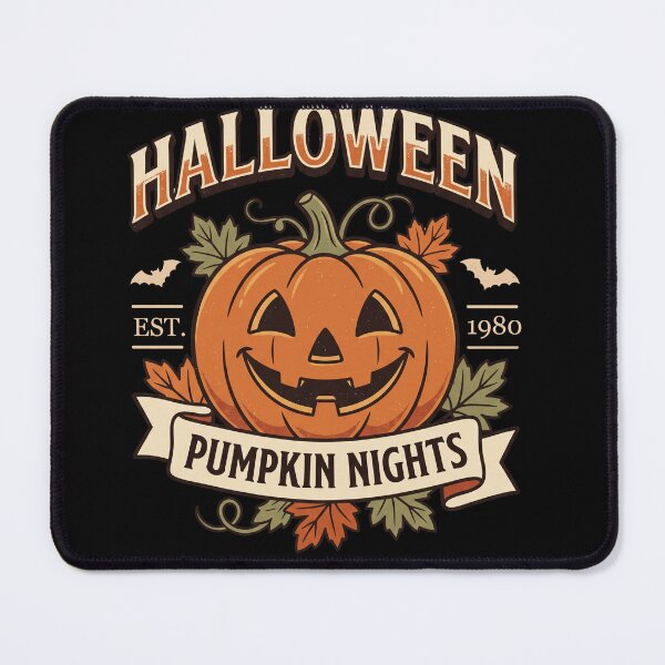 Item preview, Pumpkin Nights Retro Jack O Lantern Vintage Halloween designed and sold by VizoArt-Studio.