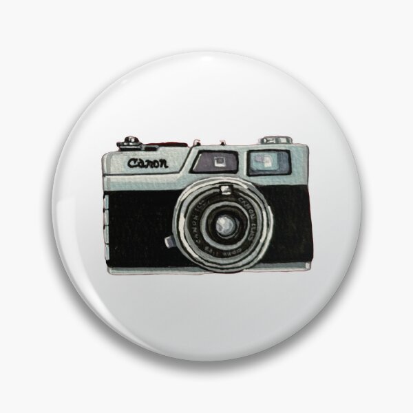 Item preview, Vintage Cannon Camera, hand painted designed and sold by KateIvesArt.
