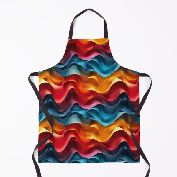 Item preview, Vibrant 3D Flowing Abstract Waves Pattern designed and sold by NTGUILTY.