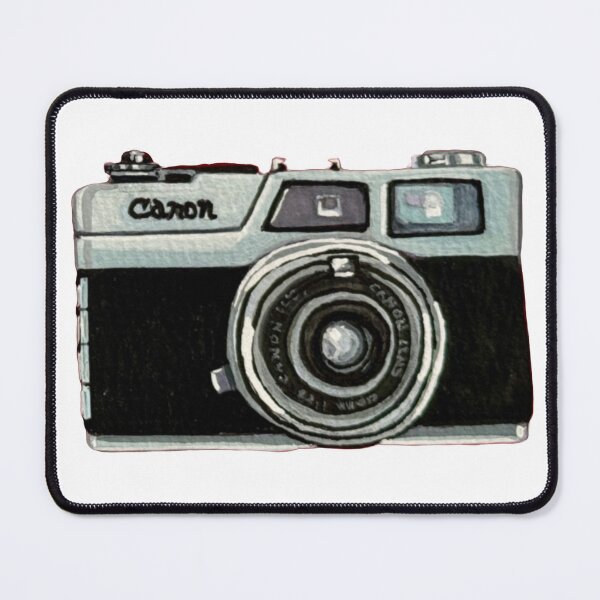 Item preview, Vintage Cannon Camera, hand painted designed and sold by KateIvesArt.