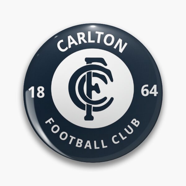 Item preview, Carlton Football Club Vintage Circular Badge Art designed and sold by BlasiseDS.