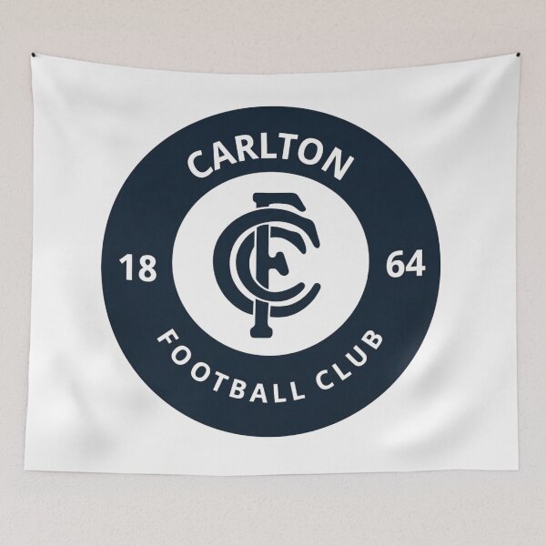 Item preview, Carlton Football Club Vintage Circular Badge Art designed and sold by BlasiseDS.