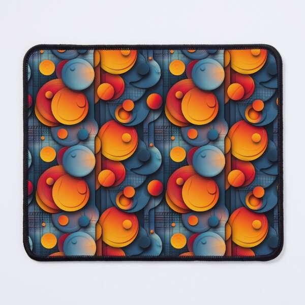 Item preview, Vibrant 3D Abstract Layered Circles Pattern designed and sold by NTGUILTY.