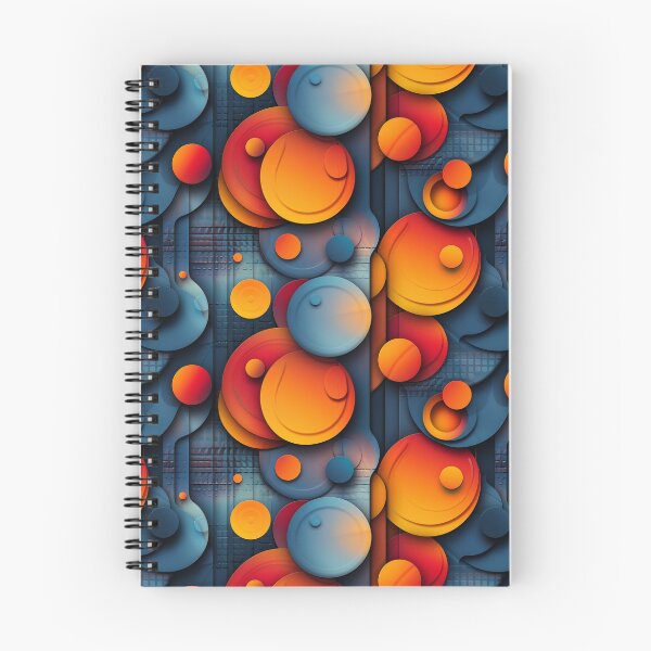 Item preview, Vibrant 3D Abstract Layered Circles Pattern designed and sold by NTGUILTY.