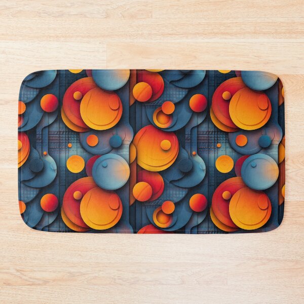 Item preview, Vibrant 3D Abstract Layered Circles Pattern designed and sold by NTGUILTY.