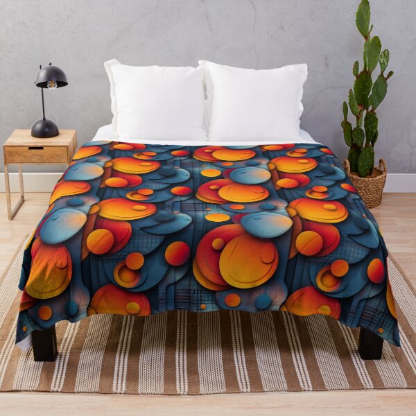 Item preview, Vibrant 3D Abstract Layered Circles Pattern designed and sold by NTGUILTY.