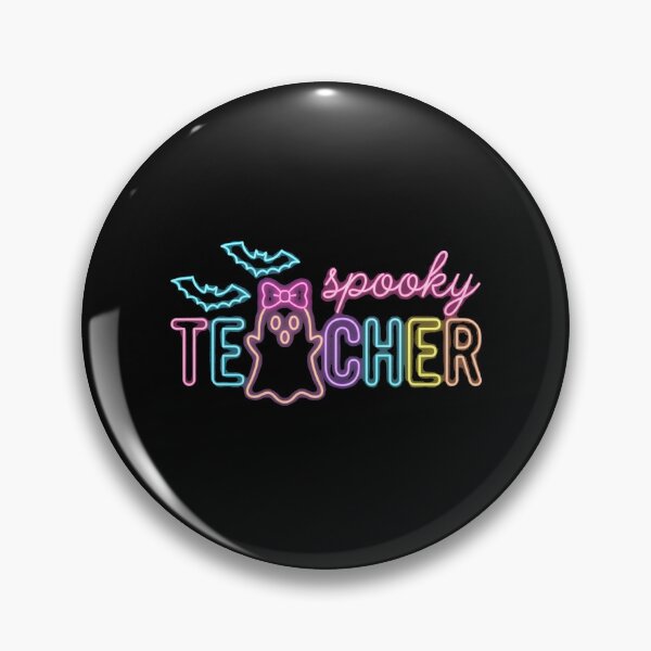 Item preview, Spooky Teacher Neon Retro Ghost designed and sold by MizoX7.