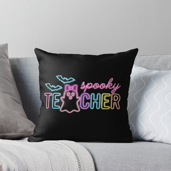 Item preview, Spooky Teacher Neon Retro Ghost designed and sold by MizoX7.