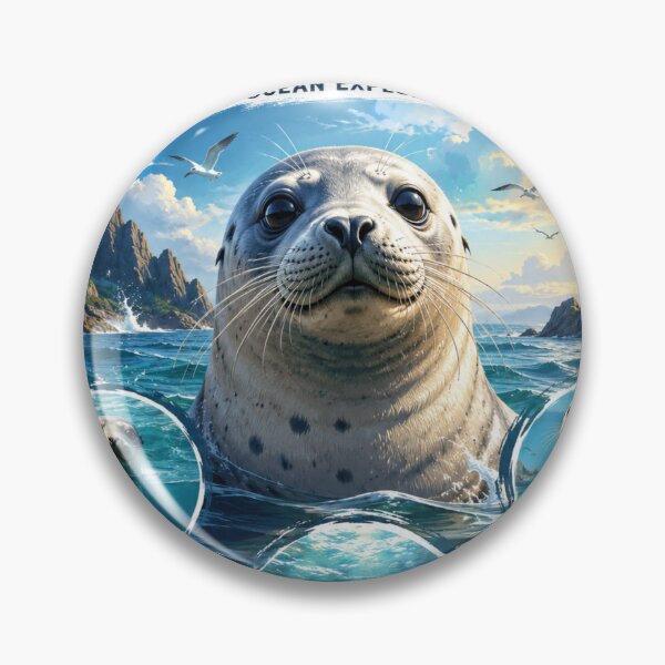 Item preview, Seal ocean explorer art designed and sold by urbanshop7.