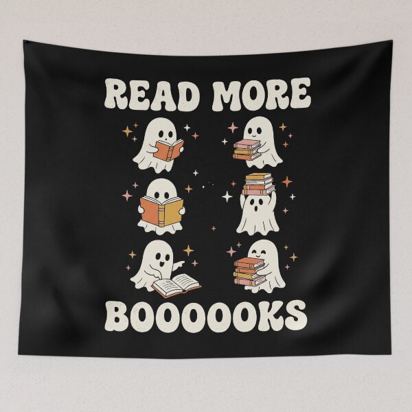 Item preview, Read More Booooooks Cute Reading Ghosts designed and sold by MizoX7.