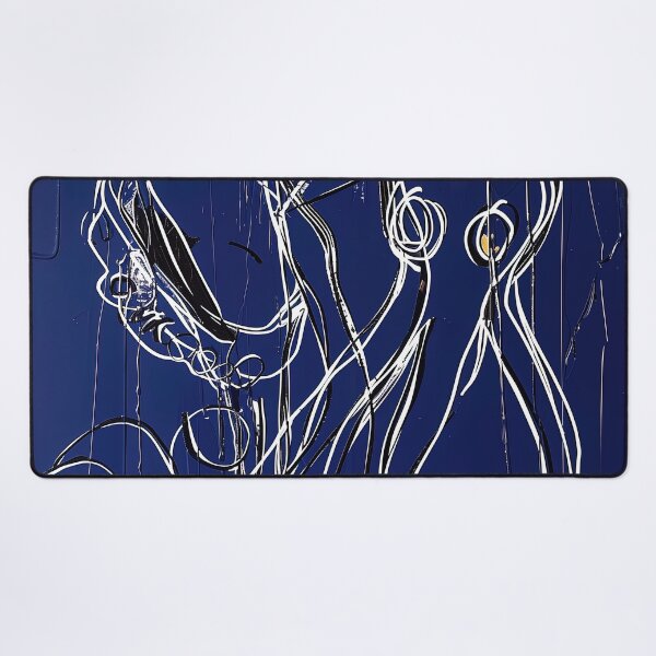 Item preview, Deep ocean - Blue Abstract Art designed and sold by shadow-bloom.