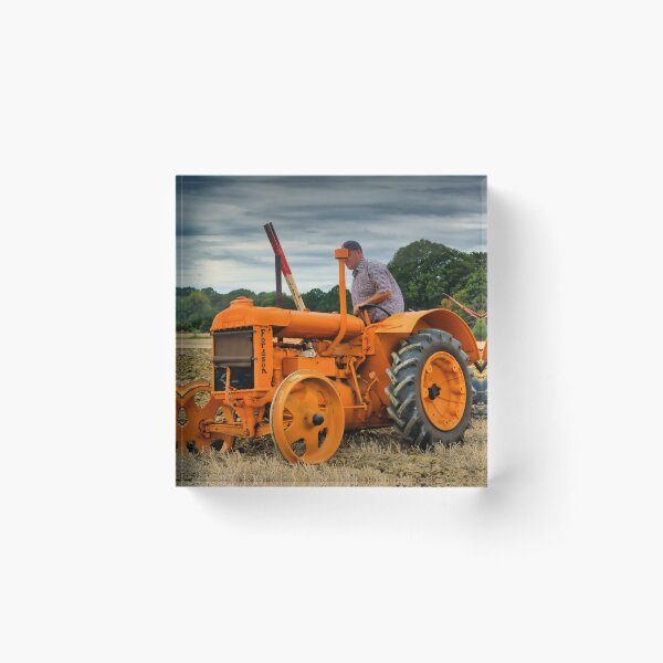 Item preview, Vintage orange tractor designed and sold by JEZ22.