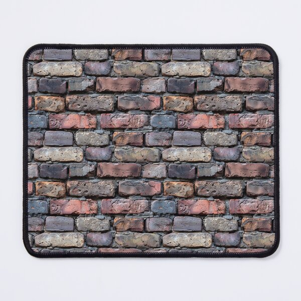 Item preview, Rustic Weathered Dark Brick Wall Pattern designed and sold by NTGUILTY.