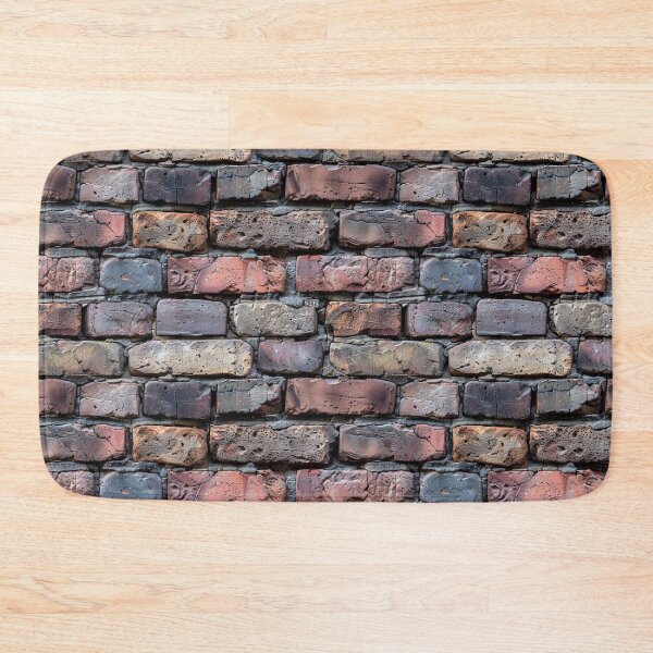 Item preview, Rustic Weathered Dark Brick Wall Pattern designed and sold by NTGUILTY.