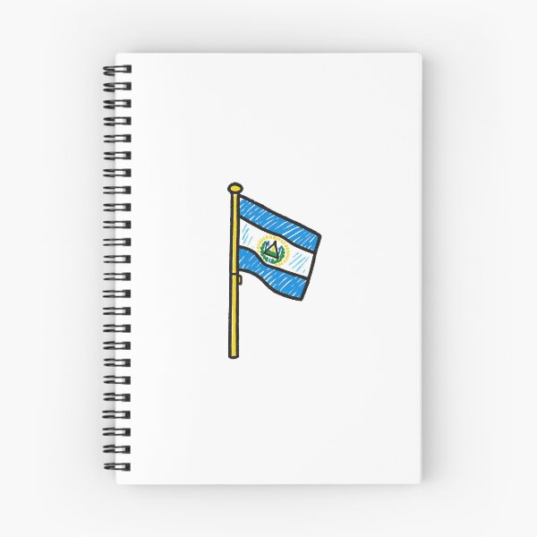 Item preview, El Salvador Flag Drawing | Salvadoran Pride designed and sold by coolcreativeco.