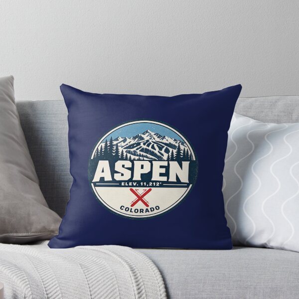 Item preview, Aspen Colorado Vintage Ski Poster | Elevation 11,212 Mountain Adventure Design designed and sold by julietteholm.