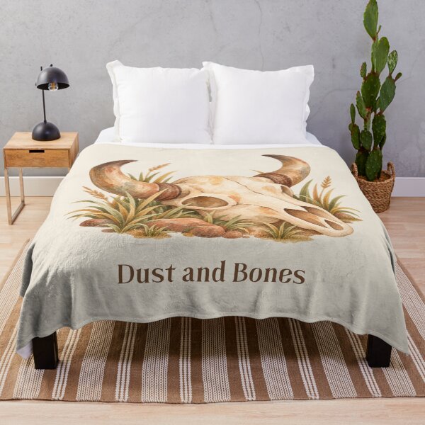 Item preview, Dust and Bones Buffalo Skull Watercolor designed and sold by mycute-stickers.