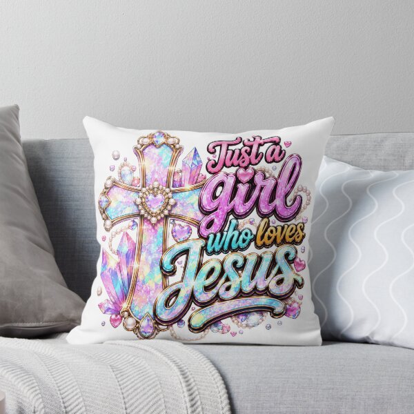 Item preview, Just A Girl Who Loves Jesus designed and sold by sibrina1.