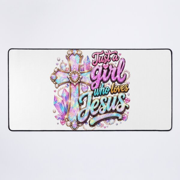 Item preview, Just A Girl Who Loves Jesus designed and sold by sibrina1.